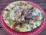 Partons en Italie avec cette frittata poivron courgette