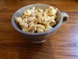 Pop corn sauce bbq, petite friandise dans le vent