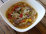 Soupe thaïe au canard