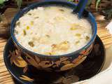 Soupe Zatchu au cheddar fort, une entrée pleine de caractère