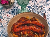 Tajine de courgettes et champignons