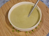 Velouté anti-gaspillage aux cosses de petits pois