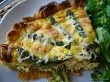 Quiche au saumon frais & aux asperges vertes