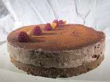 Entremet chocolat framboises