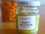 Carottes râpées au citron confit et cumin