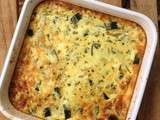 Clafoutis de courgette menthe-feta