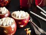 Pommes d’Halloween au caramel fruits rouges