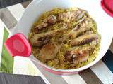 Poulet en cocotte au riz aux épices