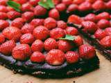 Tarte aux fraises facile, sans farine, sans beurre et sans cuisson