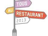 Tous au restaurant 2013, prenez date