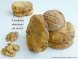 Cookies ananas et noix