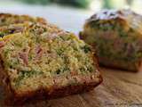 Cake aux herbes et au jambon