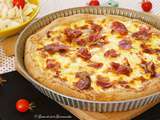 Quiche rustique chèvre et coppa