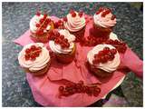 Cupcake vanille et groseille