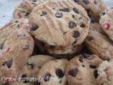 Biscuits aux brisures de chocolat et aux cerises