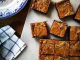 Brownie marbré au tahini et chocolat Cémoi