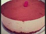 Entremet chocolat framboises