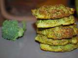 Galettes de brocolis au parmesan super healthy sans gluten