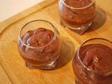 Mousse au chocolat sans gluten, sans lactose & sans oeuf