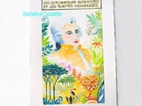 Aquarelle Les Explorateurs Botanistes et les Plantes Voyageuses