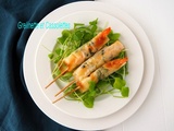 Brochettes de Gambas en Feuilles de Brick