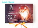 Calendrier 2019 Tu peux pas comprendre t'es pas un Chat