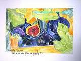 Figues de mon jardin (aquarelle)