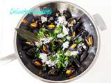 Moules de Bouchot Crémées, au Wok