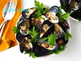 Moules sauce Poulette