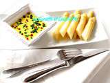 Pointes d'Asperges Blanches, Sauce Light au Curcuma