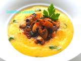 Polenta crémeuse aux Champignons de Paris