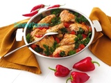 Poulet Basquaise en Cuisson Douce