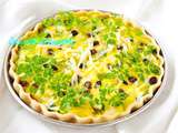 Quiche aux Poireaux, au Fromage de Brebis et aux Raisins Secs