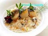 Saint Jacques en Risotto, au Beurre de Caviar de Neuvic et Petites Attentions qui changent Tout