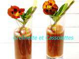 Smoothies Pêche Abricot, Glaçons fleurs