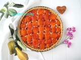 Tarte aux abricots healthy au petit épeautre et poudre d'amande