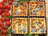 Tartelettes Mozarella et aromatiques