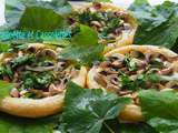 Tartes Fines aux Champignons et au Pecorino, et choisir son vinaigre balsamique