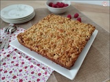 Crumbcake aux framboises