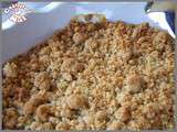 Crumble aux pommes et aux flocons de sirop d'érable