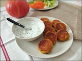 Falafels au potimarron et sauce au fromage blanc