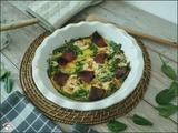 Frittata au four chèvre et chorizo