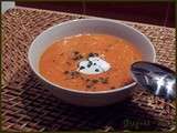 Soupe de tomates au basilic