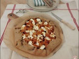 Tarte rustique potimarron chèvre et parmesan (recette ig Bas)