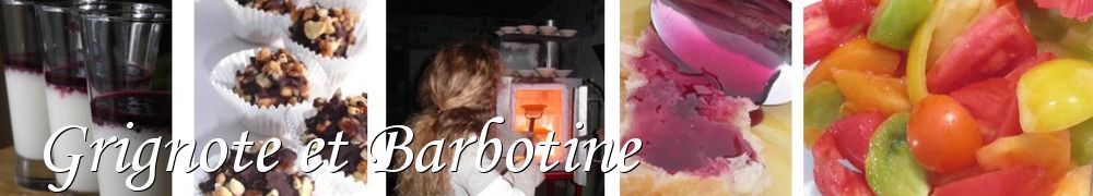 Recettes de Grignote et Barbotine