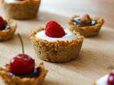 Mini tartelettes au yaourt coco et fruits frais - Grignotine