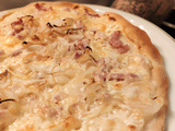 Tarte flambée alsacienne (Flammekueche)