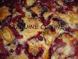 Clafoutis aux prunes & spéculoos