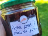 Confiture de mûres et de prunes jaunes au Companion