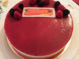 Entremet citron – framboise